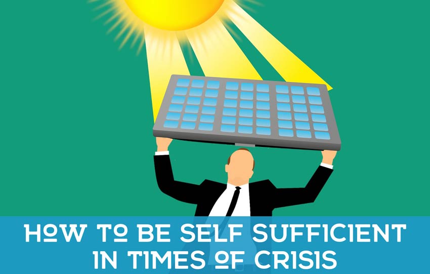 Learn how to be self-sufficient with solar energy in times of crisis!