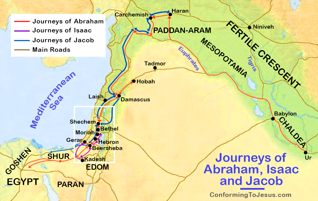 Old Testament Maps And Charts